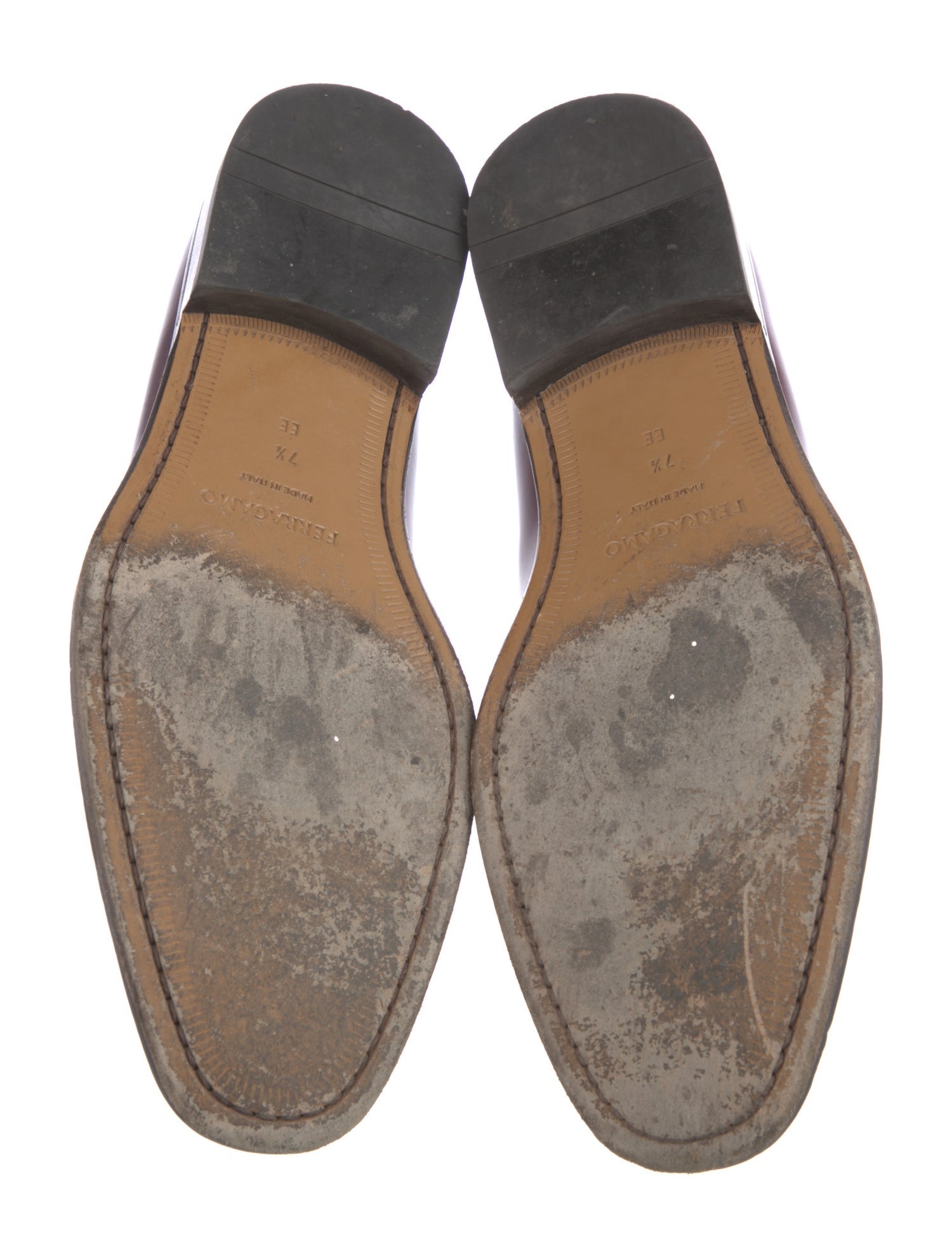 Ferragamo Leather Dress Loafers